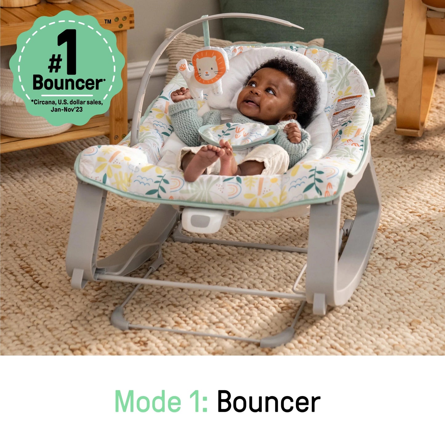 Kids2 - Ingenuity Keep Cozy 3 in 1 Rocker - Madi