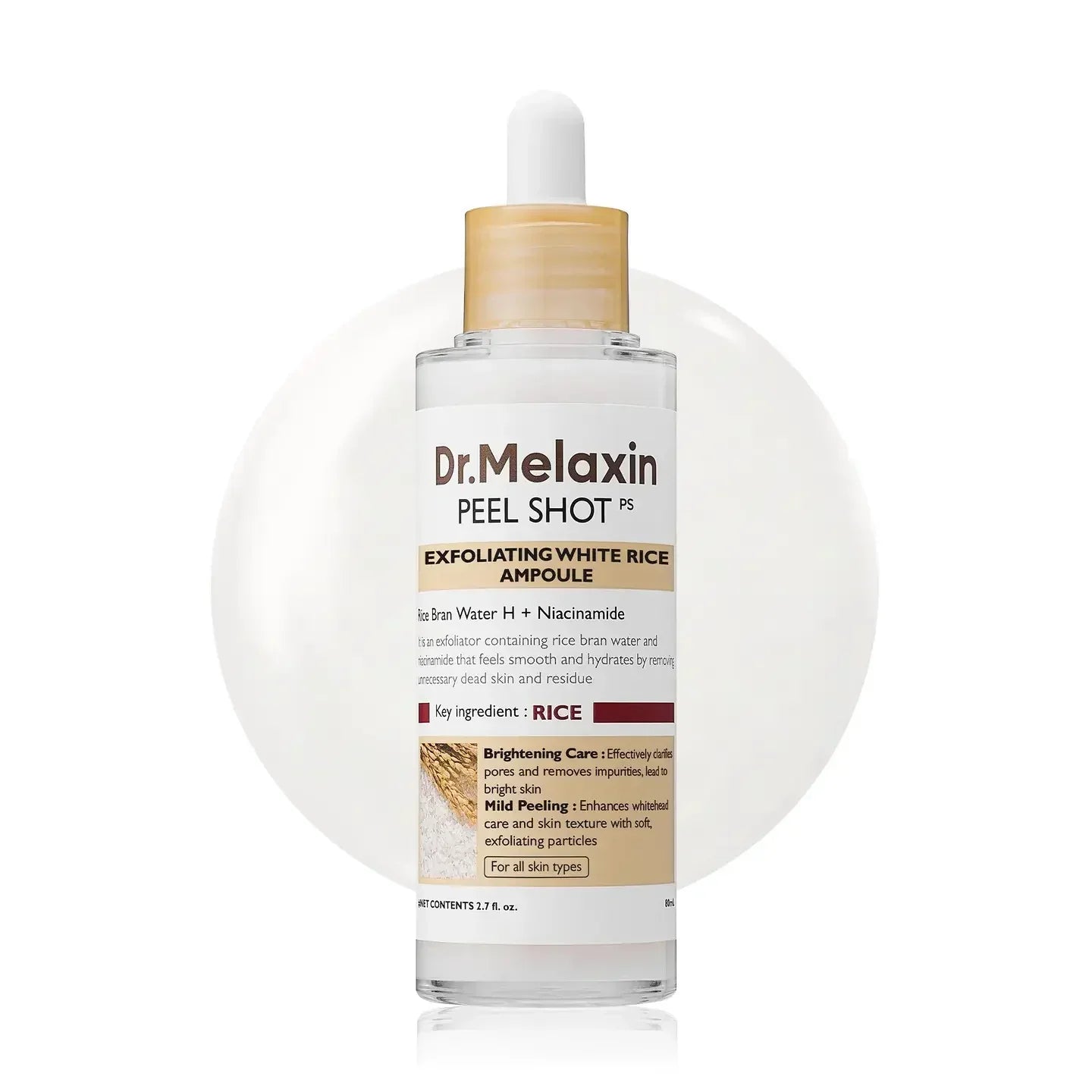 Dr Melaxin Peel Shot Glow White Rice Peeling Ampoule 80ml
