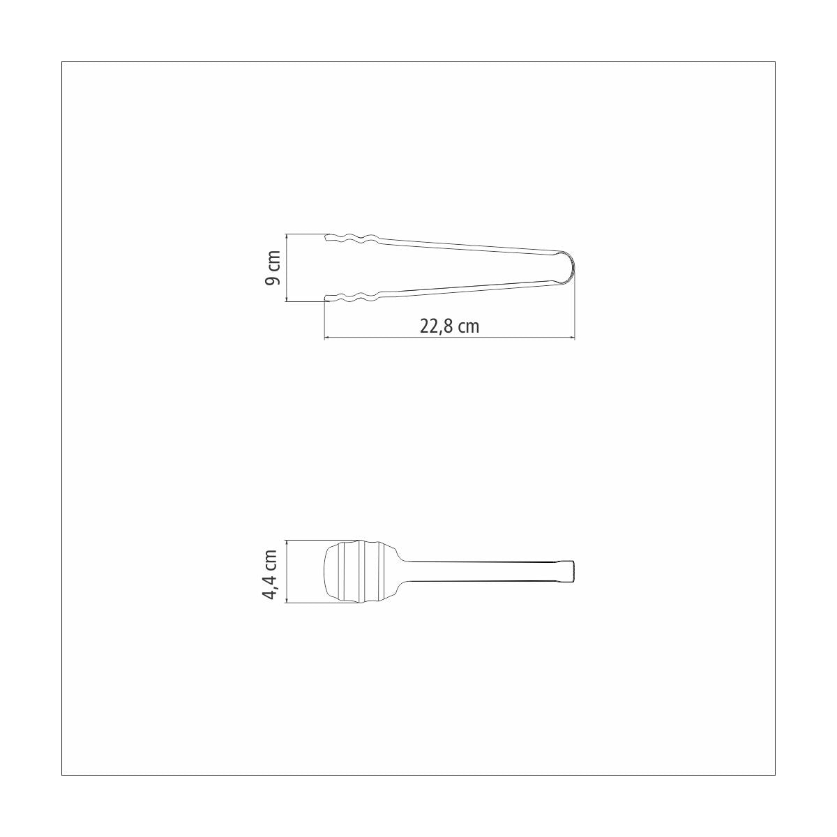 Tramontina Utility multi-use stainless steel tongs