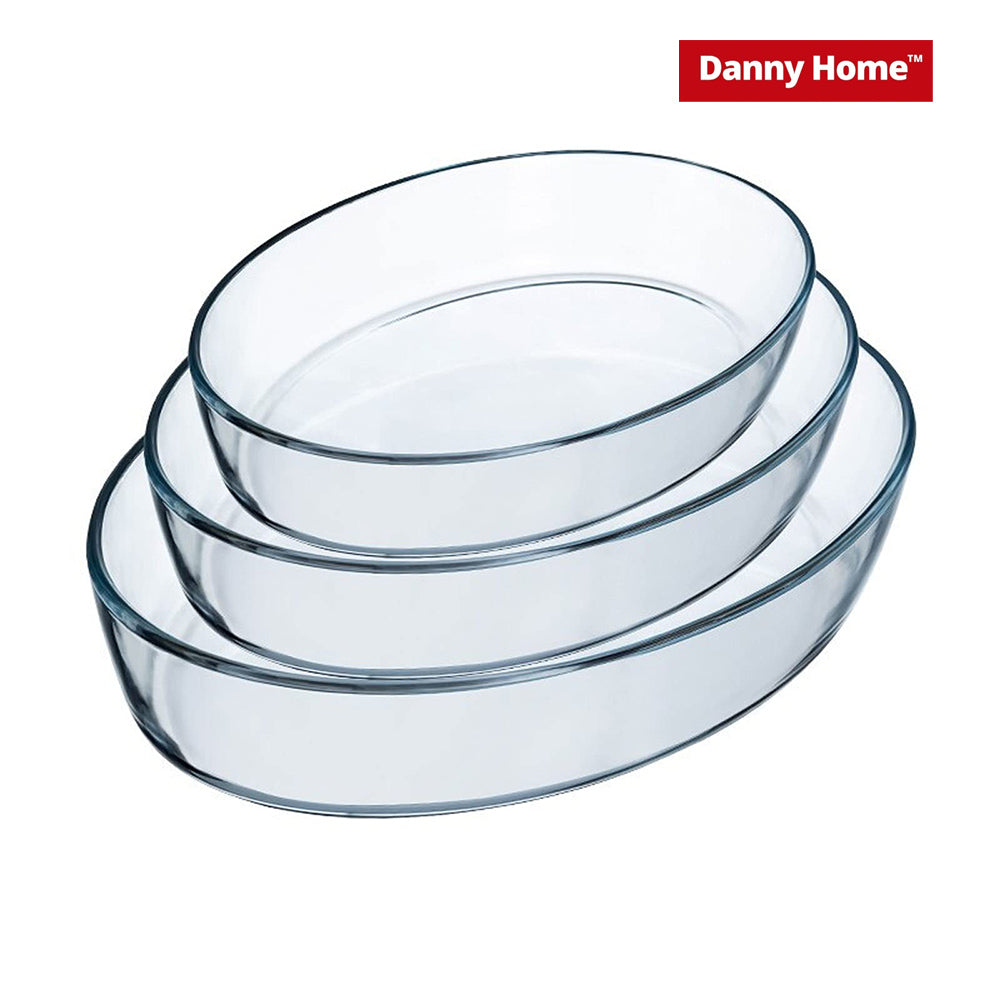 Danny Home Oval Baking Pan 3-pcs Set