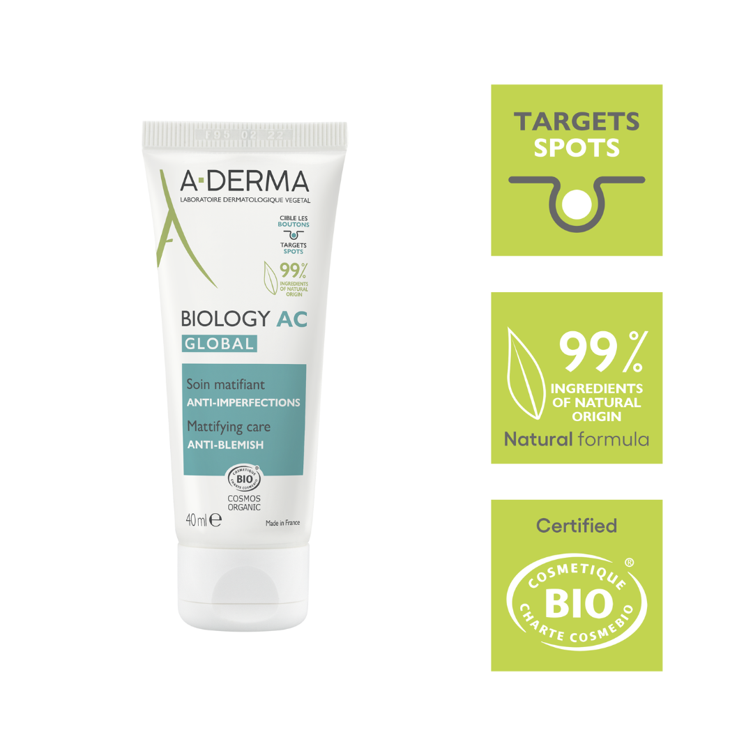 A-Derma Biology Ac Mattifying Anti-Blemish Treatment For Anti-Blemishes Anti-Marks