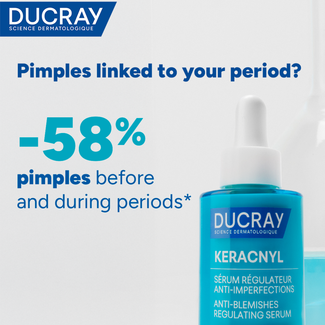Ducray Keracnyl Anti-Blemishes Regulating Serum For Period Acne Flareups