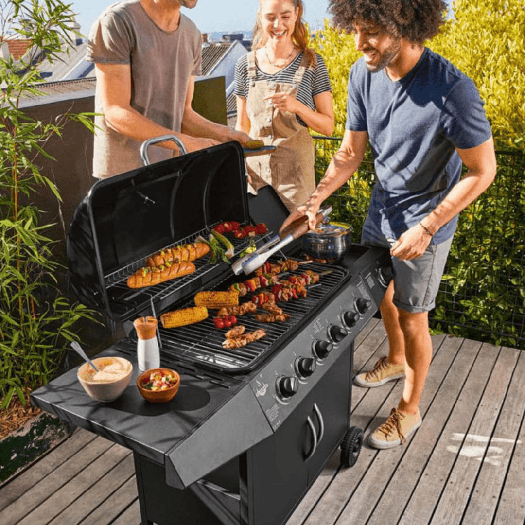 El Fuego Gas Barbecue "Dayton 6Plus1", 7 Burners