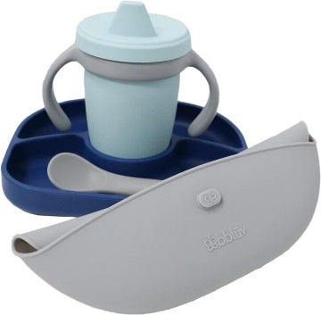 BBLUV - Set Silicone Feeding Set - Navy