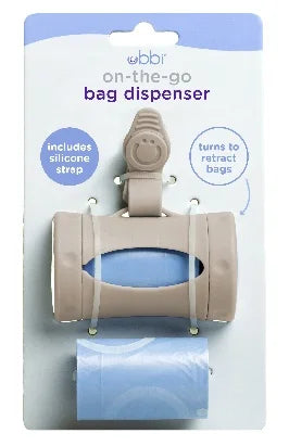 Ubbi - On The Go Bag Dispenser - Taupe