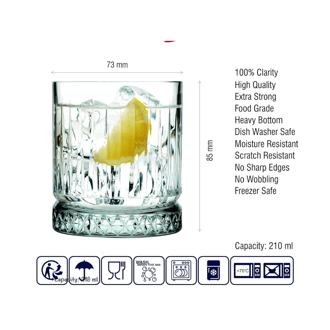 Elysia 4-Piece Soft Drink Glass 210ML