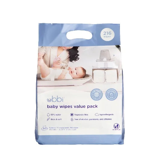 Ubbi - Baby Wipes - 3packs