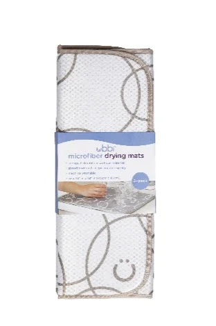 Ubbi - Microfiber Drying Mat 2pack - Taupe