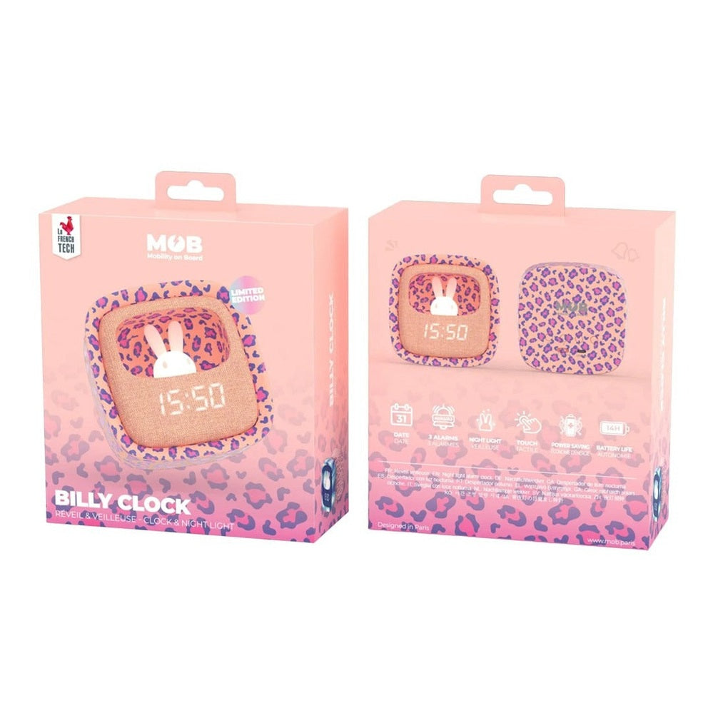 MOB Billy Clock - light and clock pink
