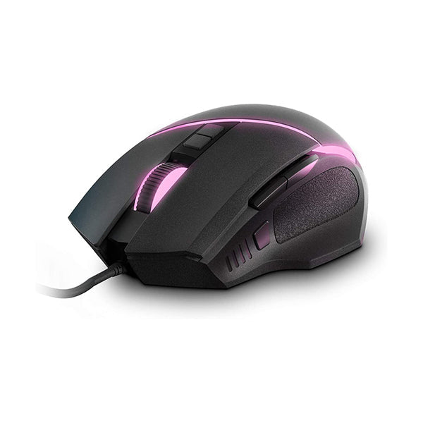 Energy Sistem Gaming Mouse ESG M2 Flash (Raton 6400 dpi, USB, RGB LED Lights, 8 Customizable Buttons)
