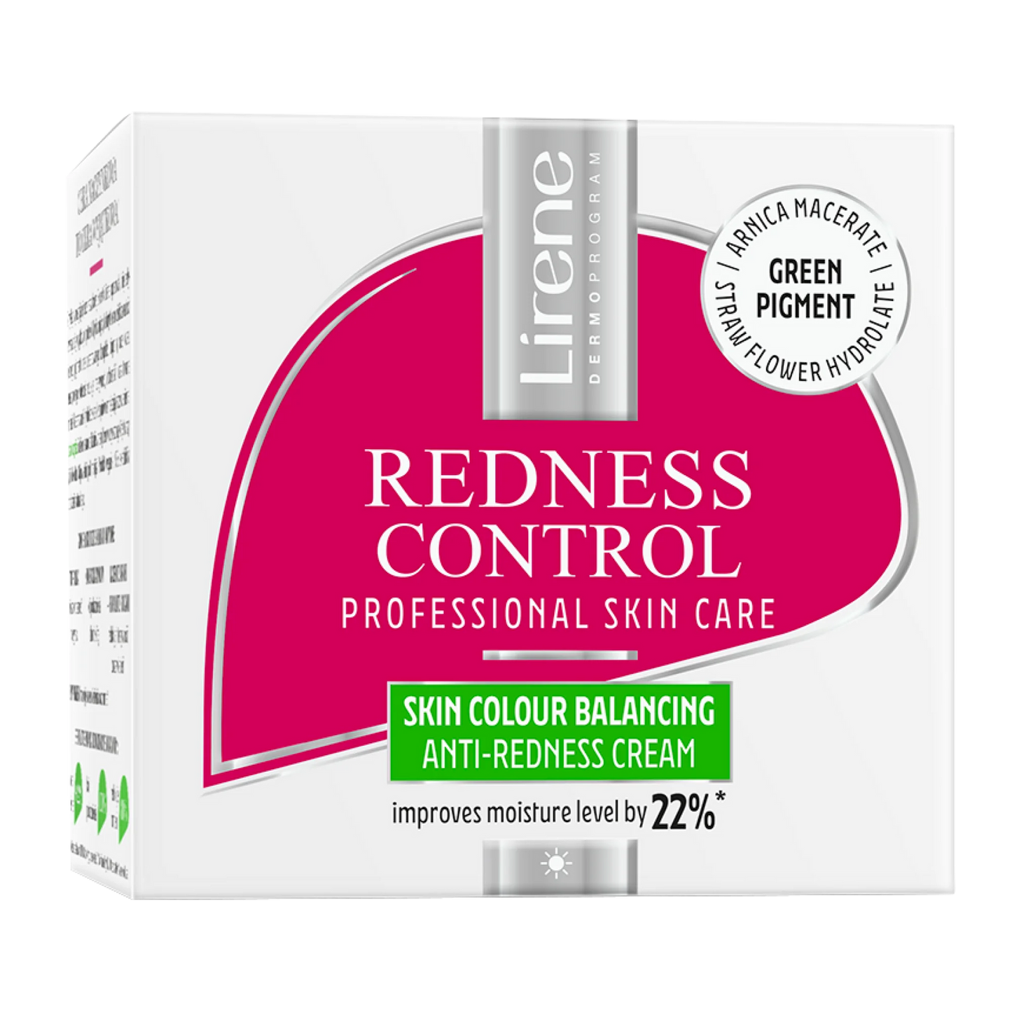 Lirene Redness Control Cream Evens Out Redness Reducing for Sensitive Skin 50ml