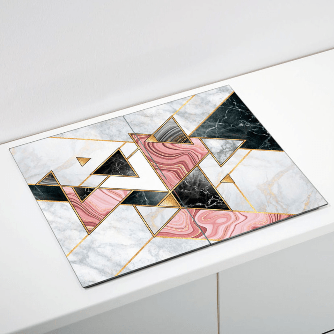 Ernesto Glass Worktop Protector Set – 2 Tempered Glass Kitchen Countertops