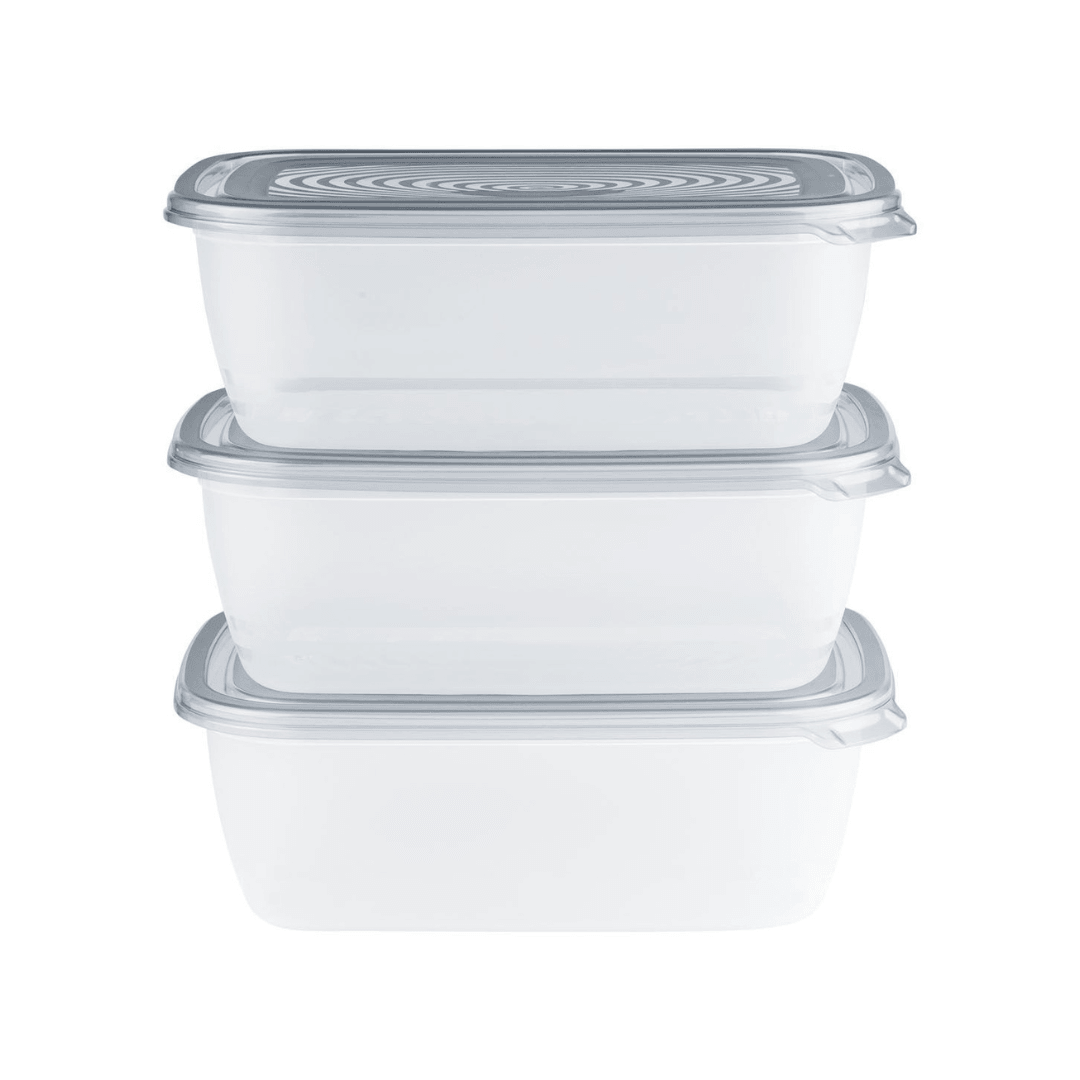 ERNESTO® Storage container set, plastic, BPA-free 1.9L Lebanon"
