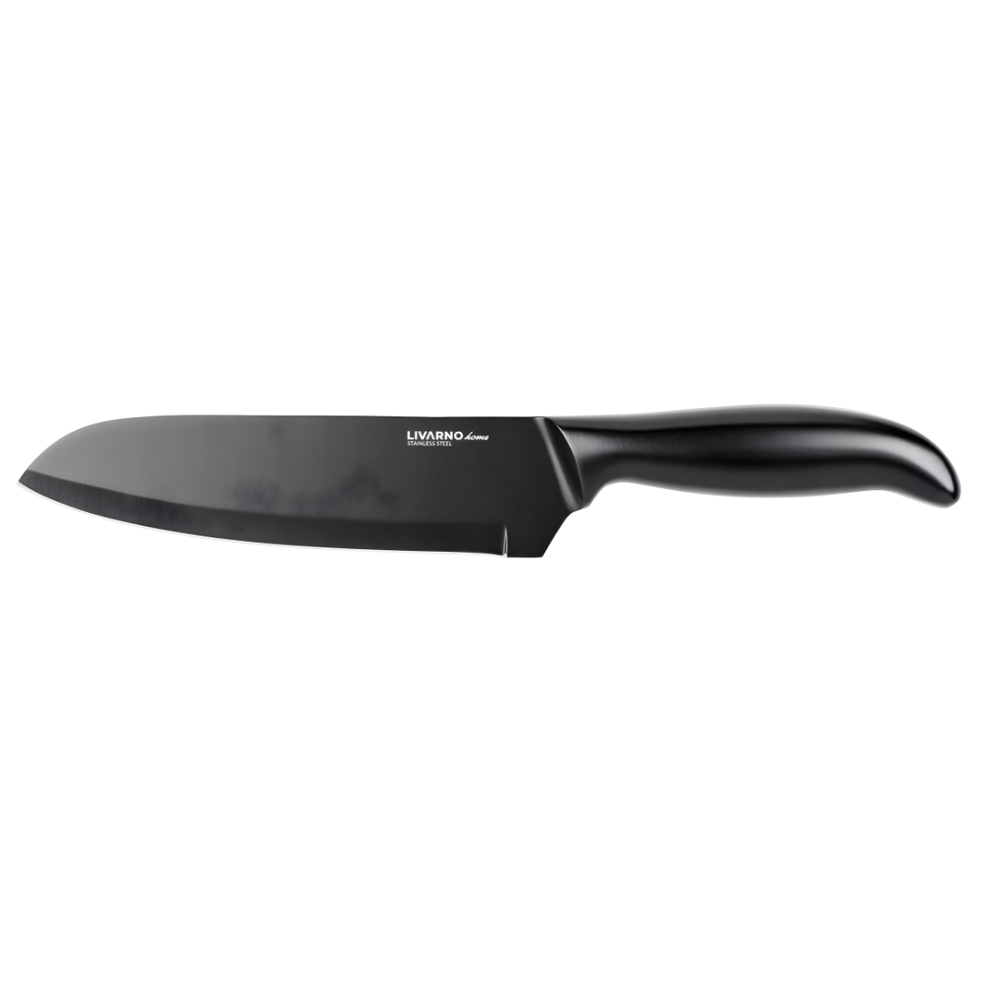 Ernesto Santoku Japanese Kitchen Knife – 18cm Stainless Steel Blade