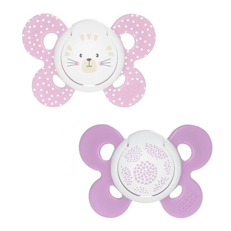 Chicco D - Physio Silicone - D Comfort - 6-16m - 2pcs - Girl