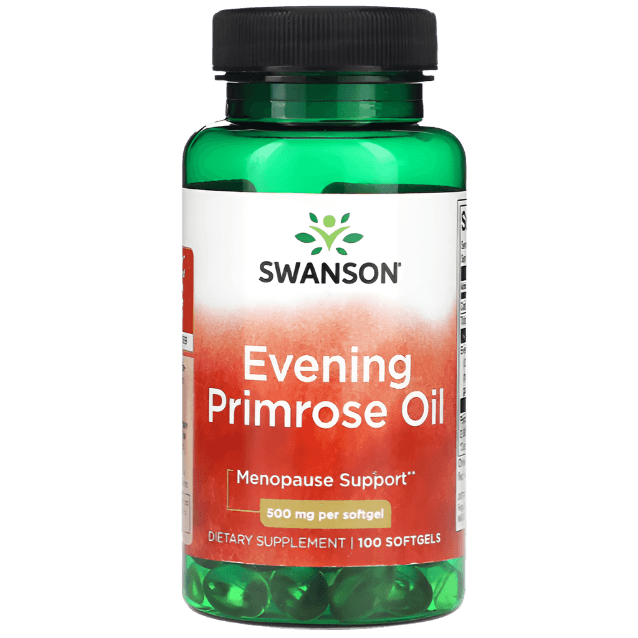 Swanson Evening Primrose Oil – 500 mg | 100 Softgels
