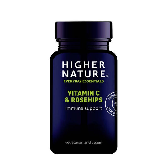 Higher Nature Vitamin C & Rosehips 90 Tablets - Medaid International