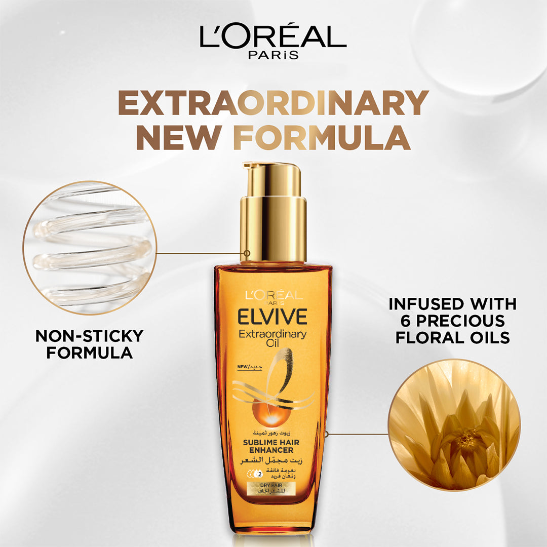 L’Oréal Paris Elvive Extraordinary hair oil treatment 50ml - serum for dry hair