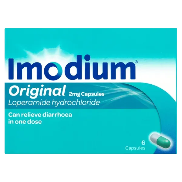 Imodium - Original 2mg 6 Capsules - Medaid International