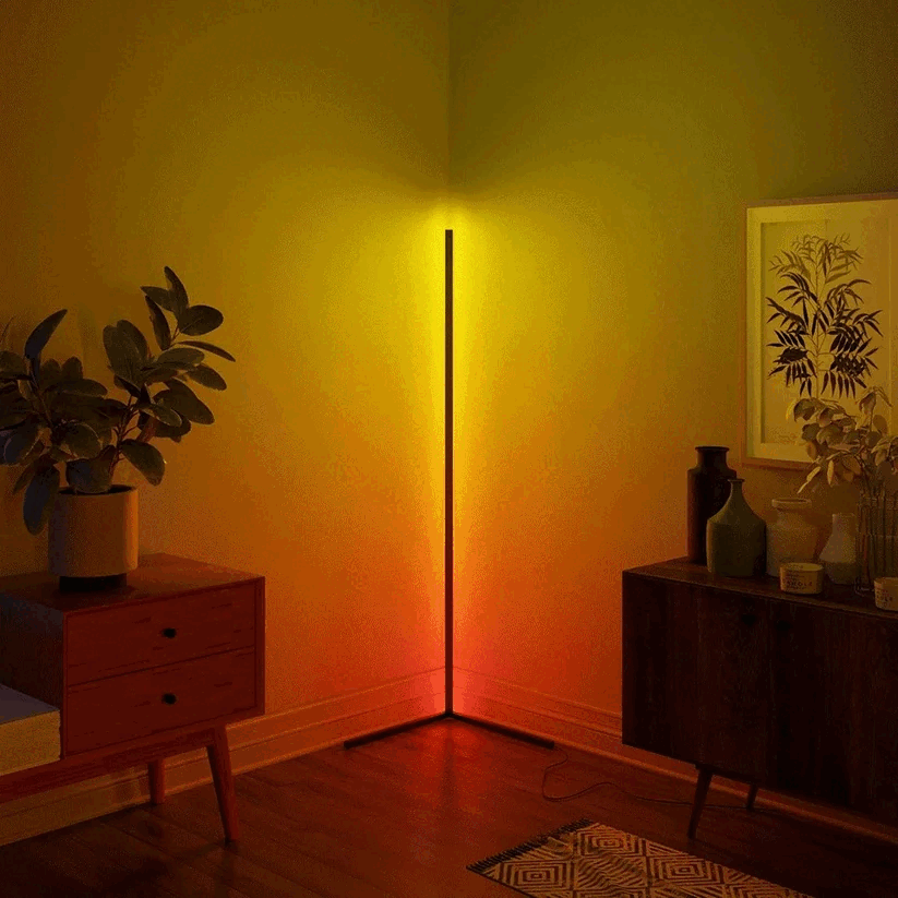 Smart RGB LED Corner Lamp Remote & Phone App Control - Medaid International