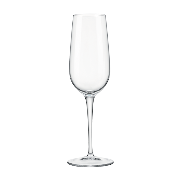 Bormioli rocco spazio flute glass set of 3 - 19cl