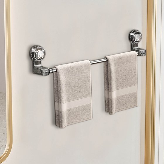 Retractable Suction Cup Towel Bar 65 cm