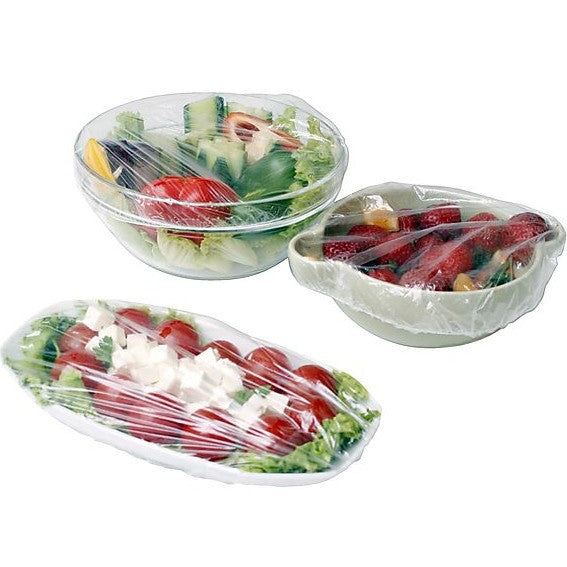 Set of 100 Nylon Food Covers with Elastic