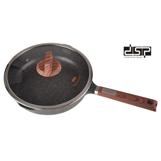 DSP Toughened Non-Stick Frypan With Lid CA005-CD24-Black