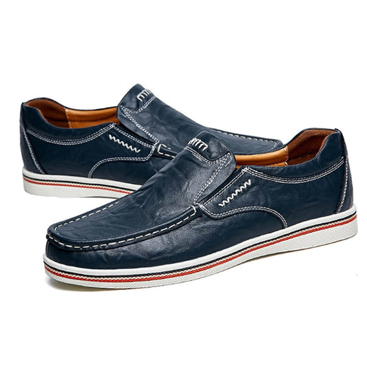 Alexander Loafer Men's Navy Urban Loafer Genuine Leather Casual Slip | Alexander Loafer  in Lebanon