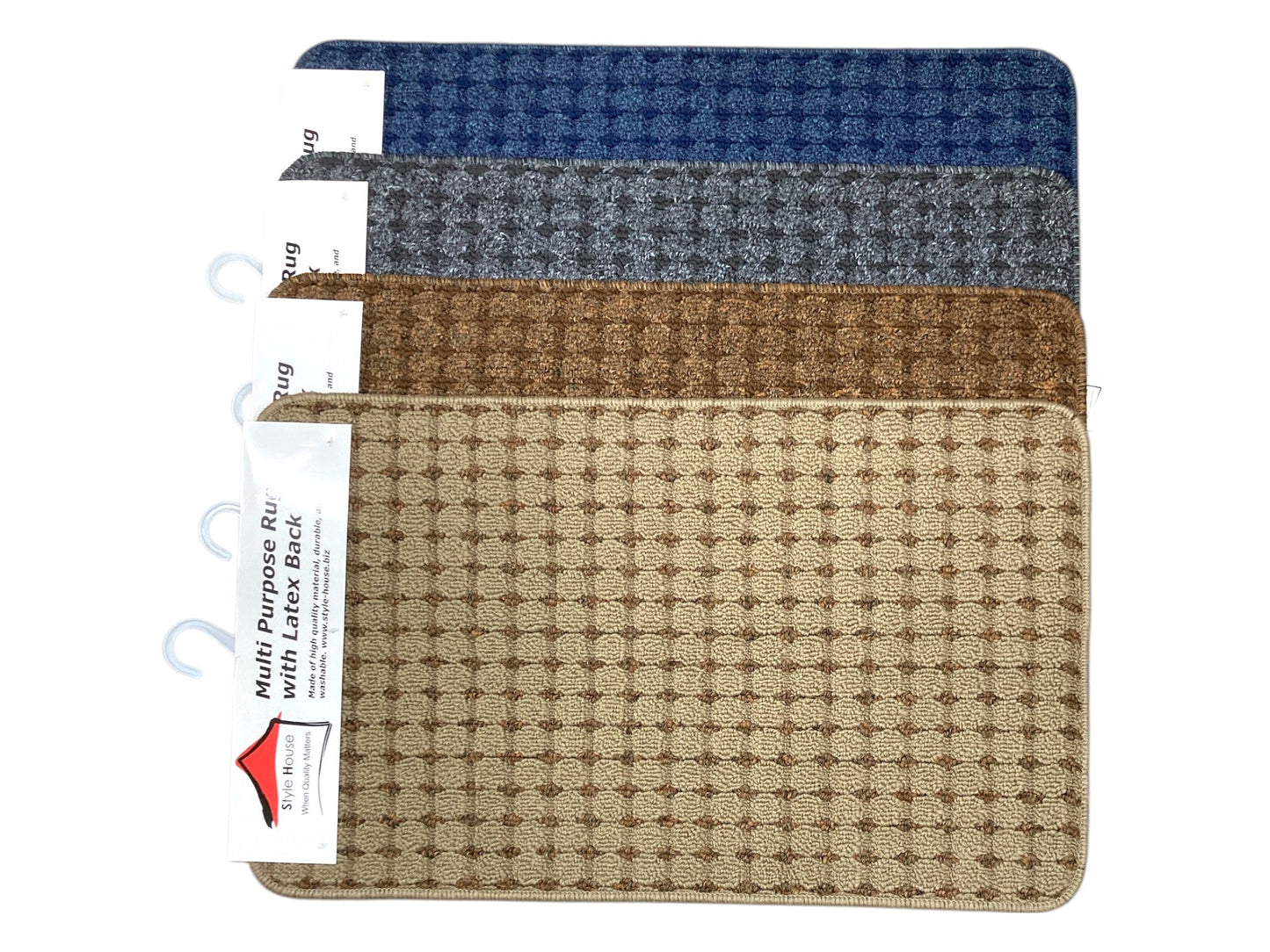 Multi purpose rug with latex back 75x45 cm