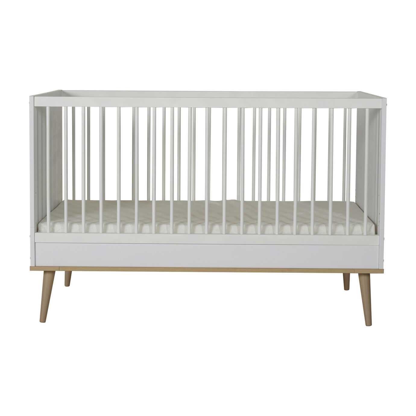 Quax Flow Bed 140x70 Cm White Convertible Cot
