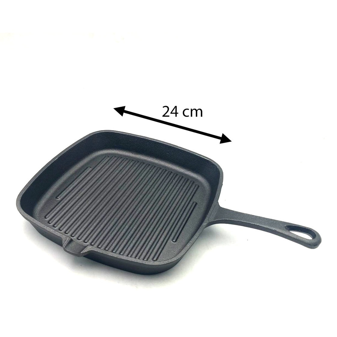 Cast Iron Squared Grill Pan 24 cm