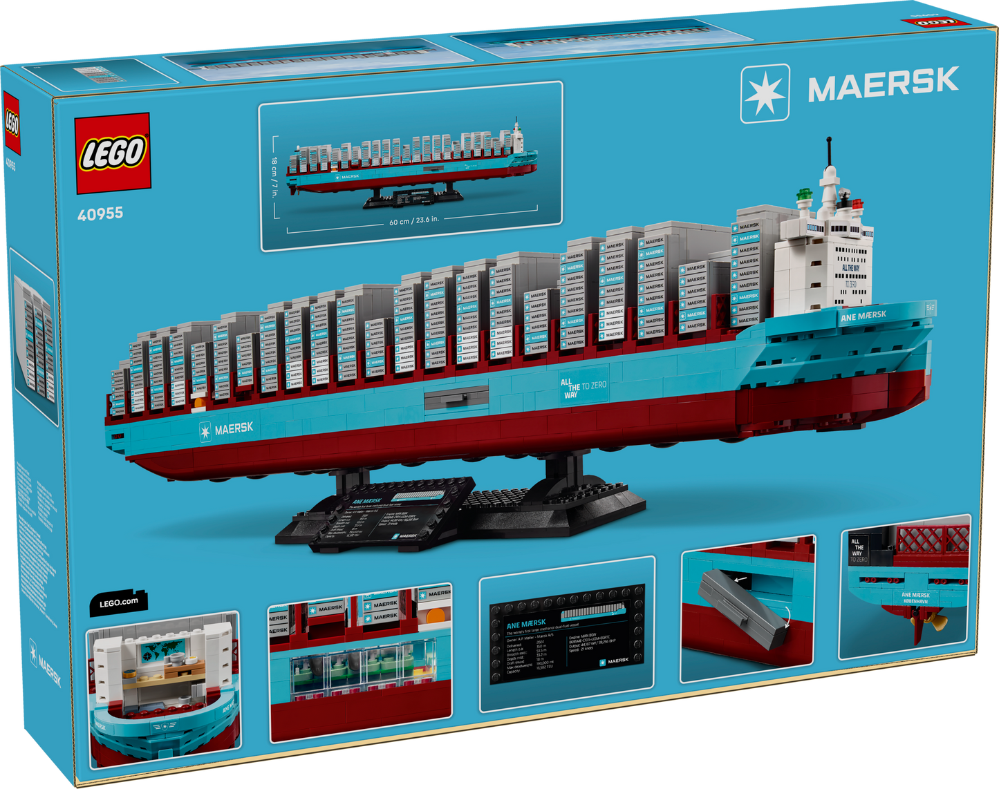 Lego Maersk Dual-Fuel Container Vessel (40955)