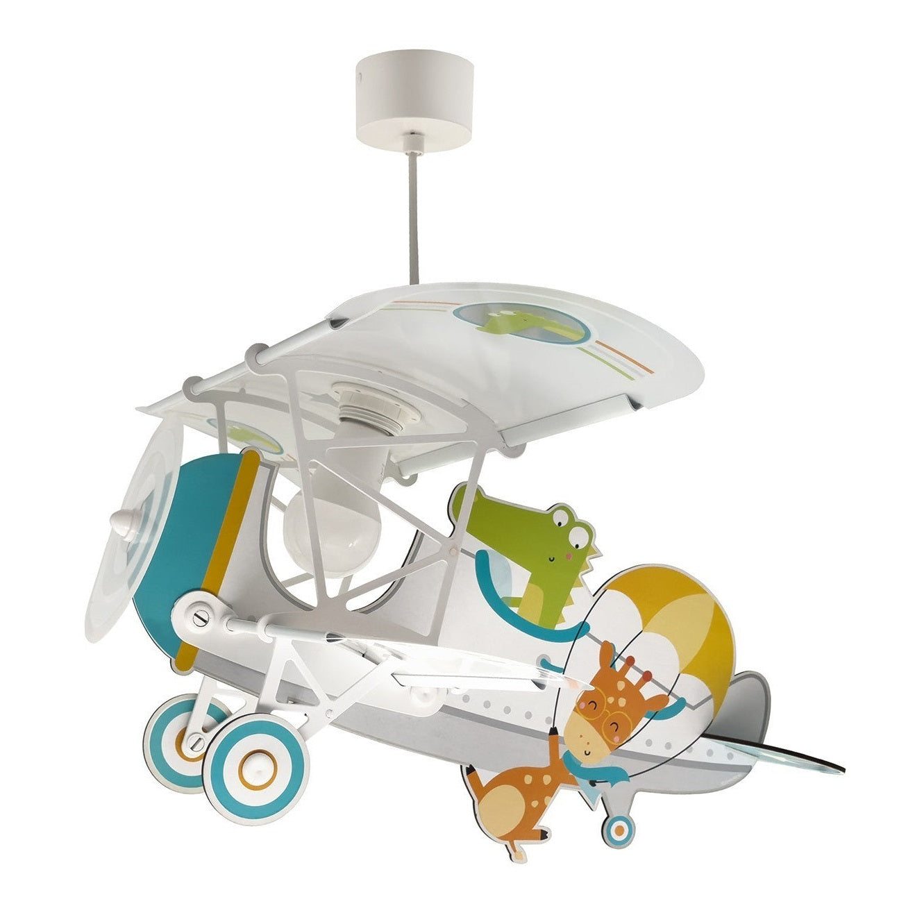 Dalber Children's Hanging Lamp Airplane Little Lion Nursery Light