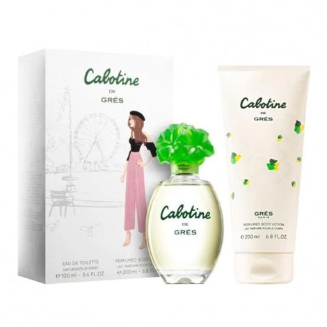 Cabotine De Gres Femme Gift Set Eau De Toilette 100ML+ Perfumed Body Lotion 200 ML - Medaid International