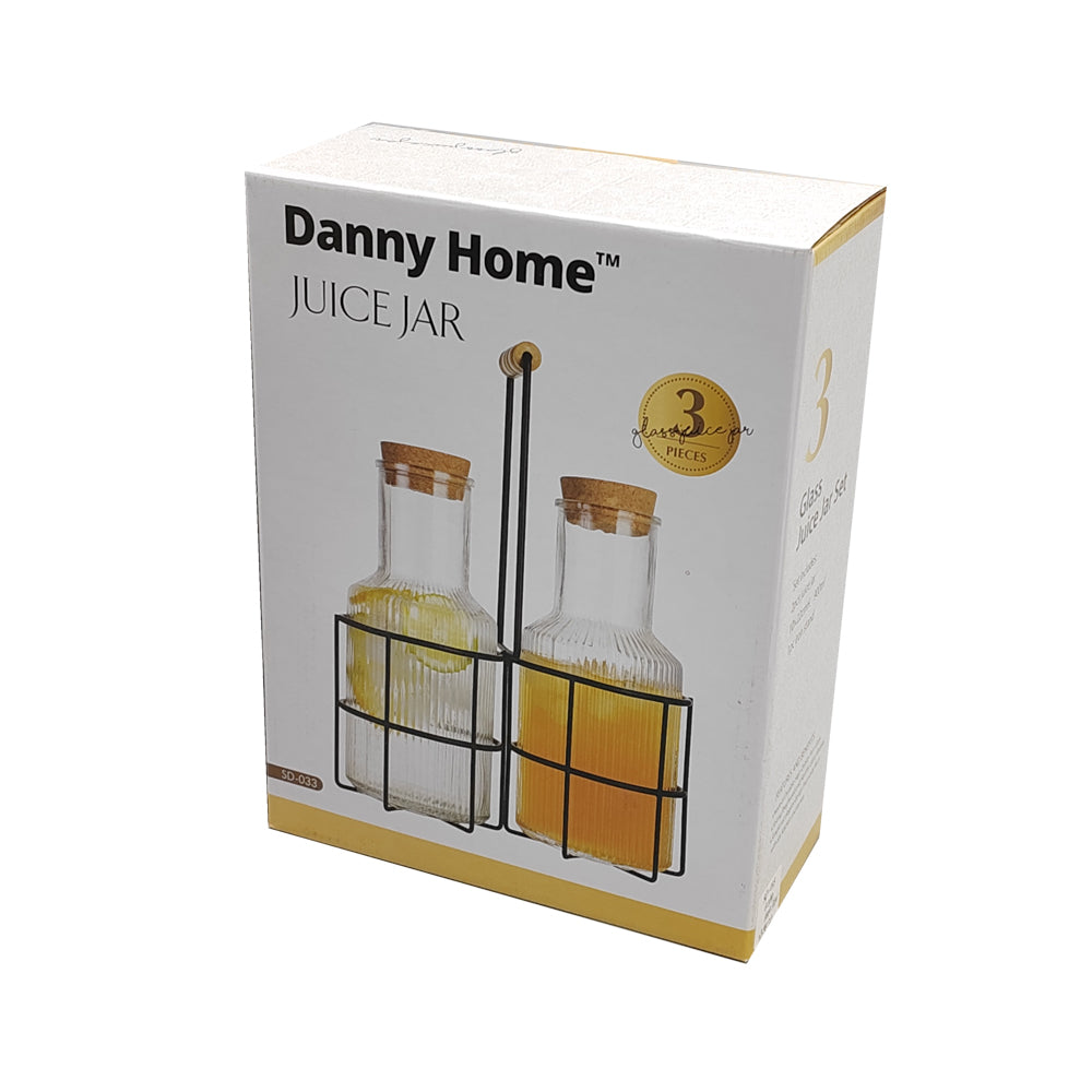 Danny Home Glass Juice Jar with Stand