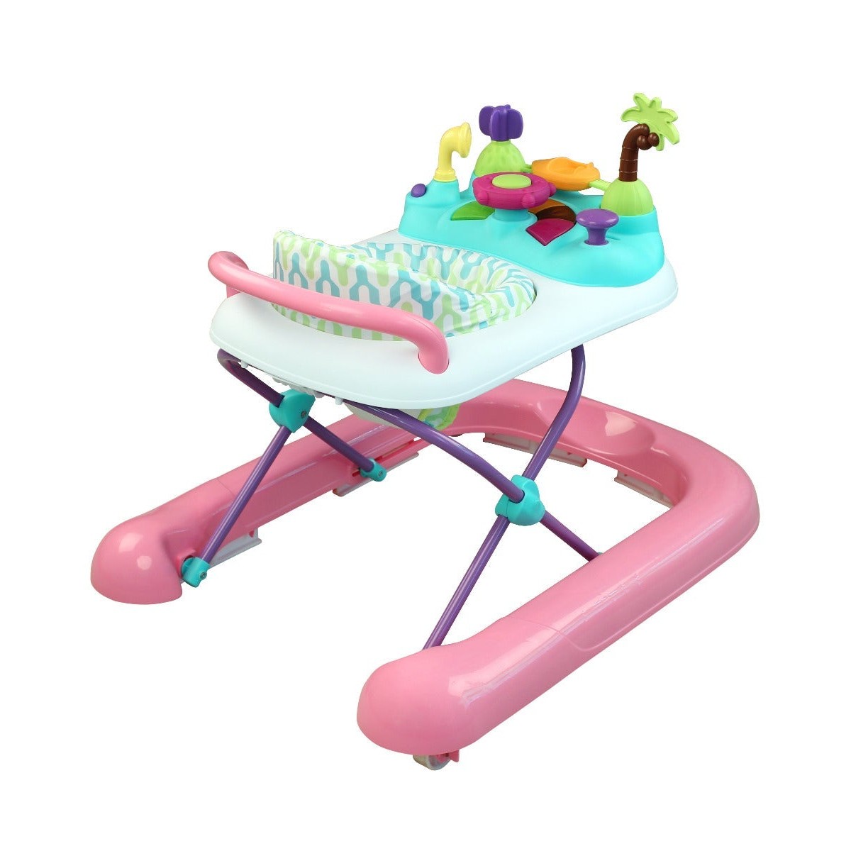 Spuddies Classic Walker Pink, Adjustable Baby Activity Support