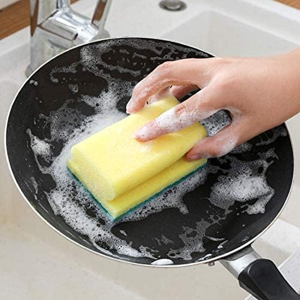 3-Pieces Foam Dish Washing Super Thick Sponge Set