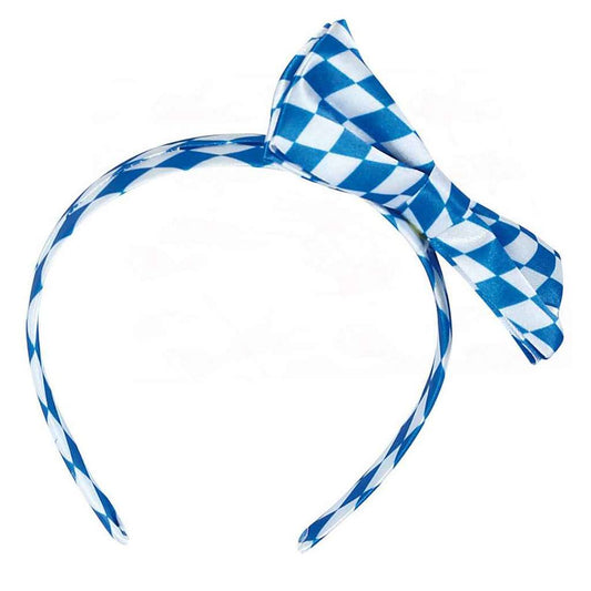 Fries Girls White/Blue With Bow Headband  | Fries in Lebanon