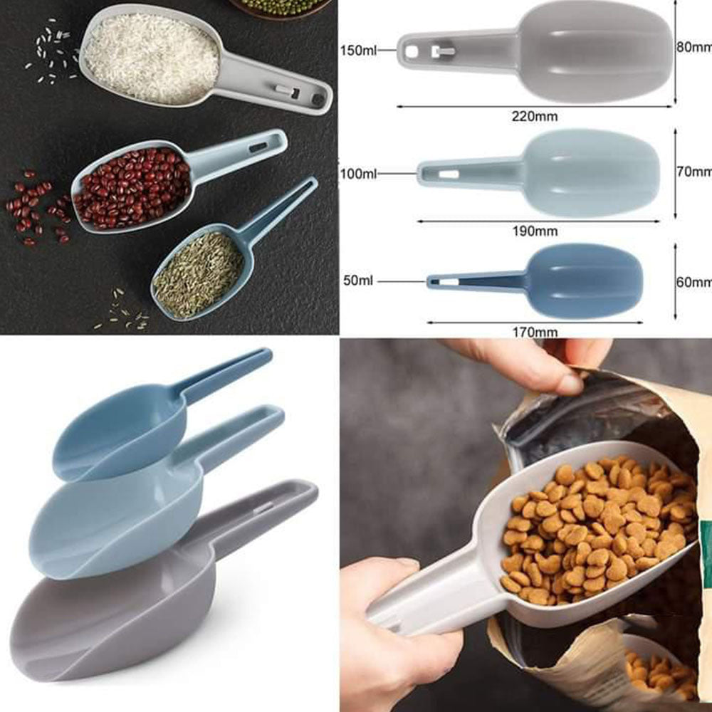 3 Pcs Nesting Scoop Set, KJ-614