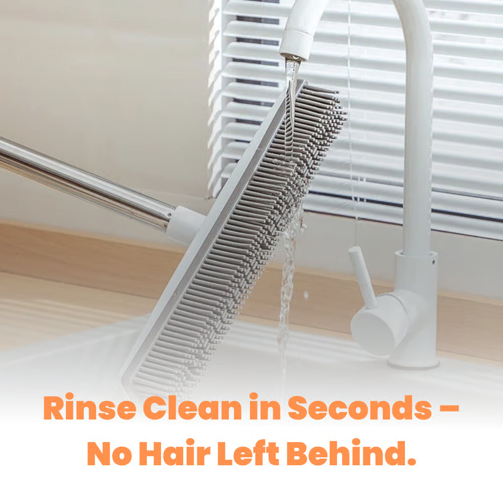 Floor Hair Broom Dust Scraper مكنسة أرضية للشعر والغبار