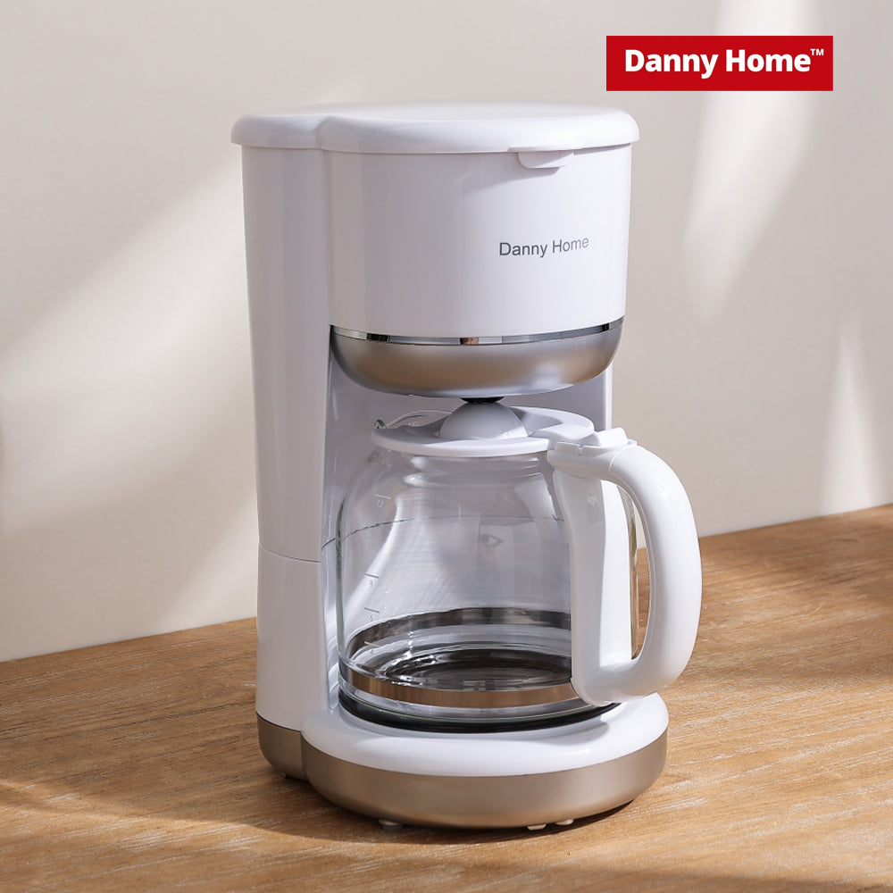 Danny Home White Black Coffee Machine 1.5L