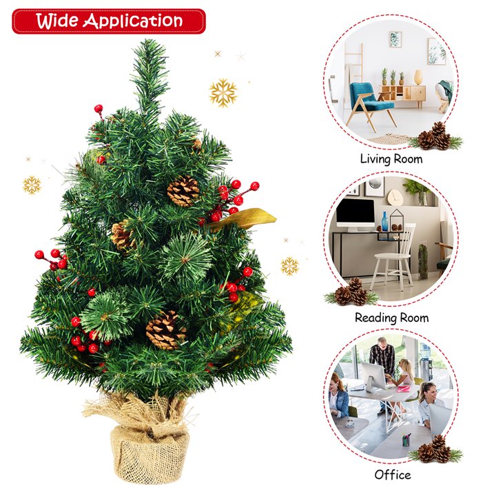 Mini Tabletop Christmas Tree - 60 cm