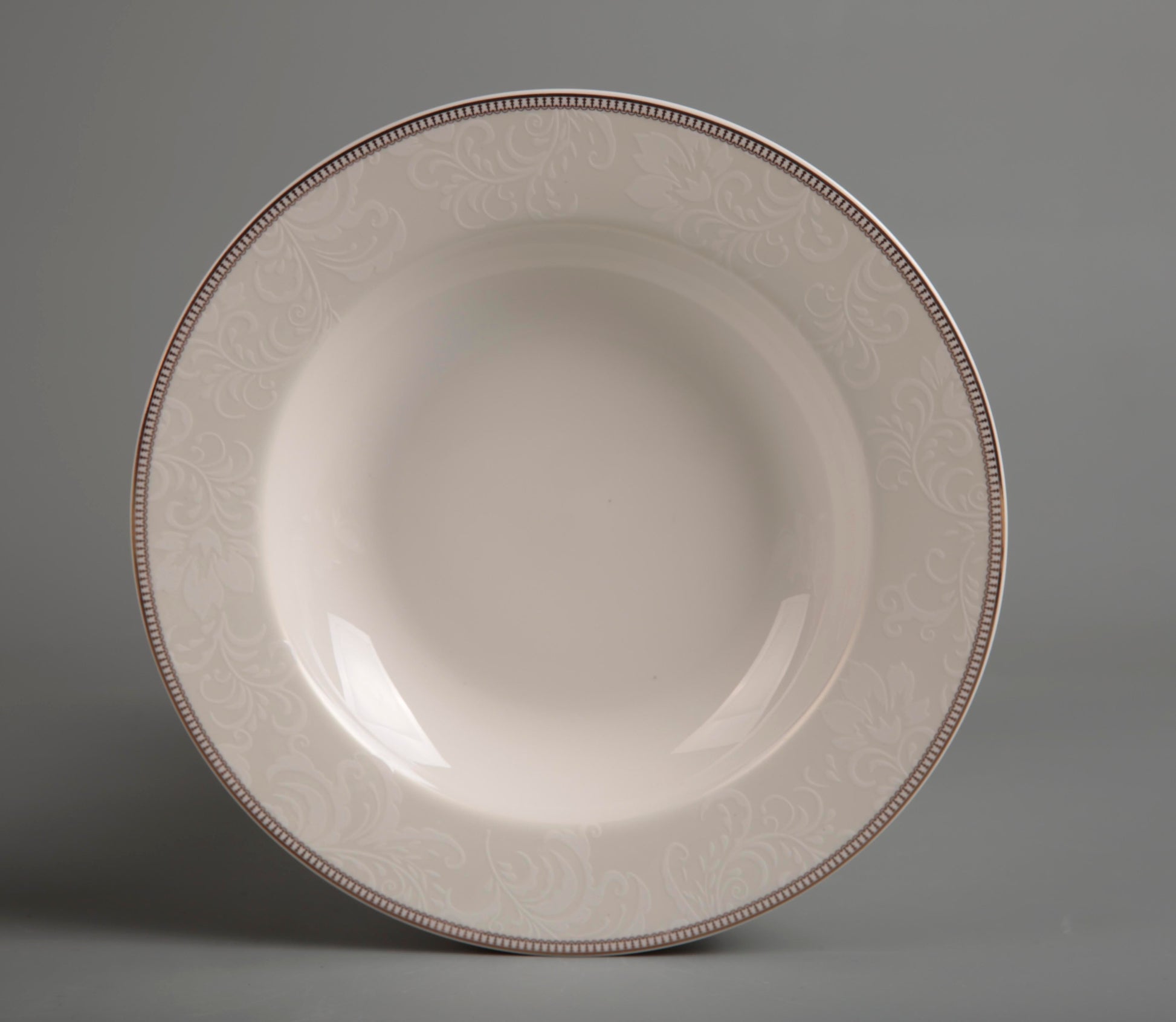 Symphony gold décor soup plate Ø:21.5cm