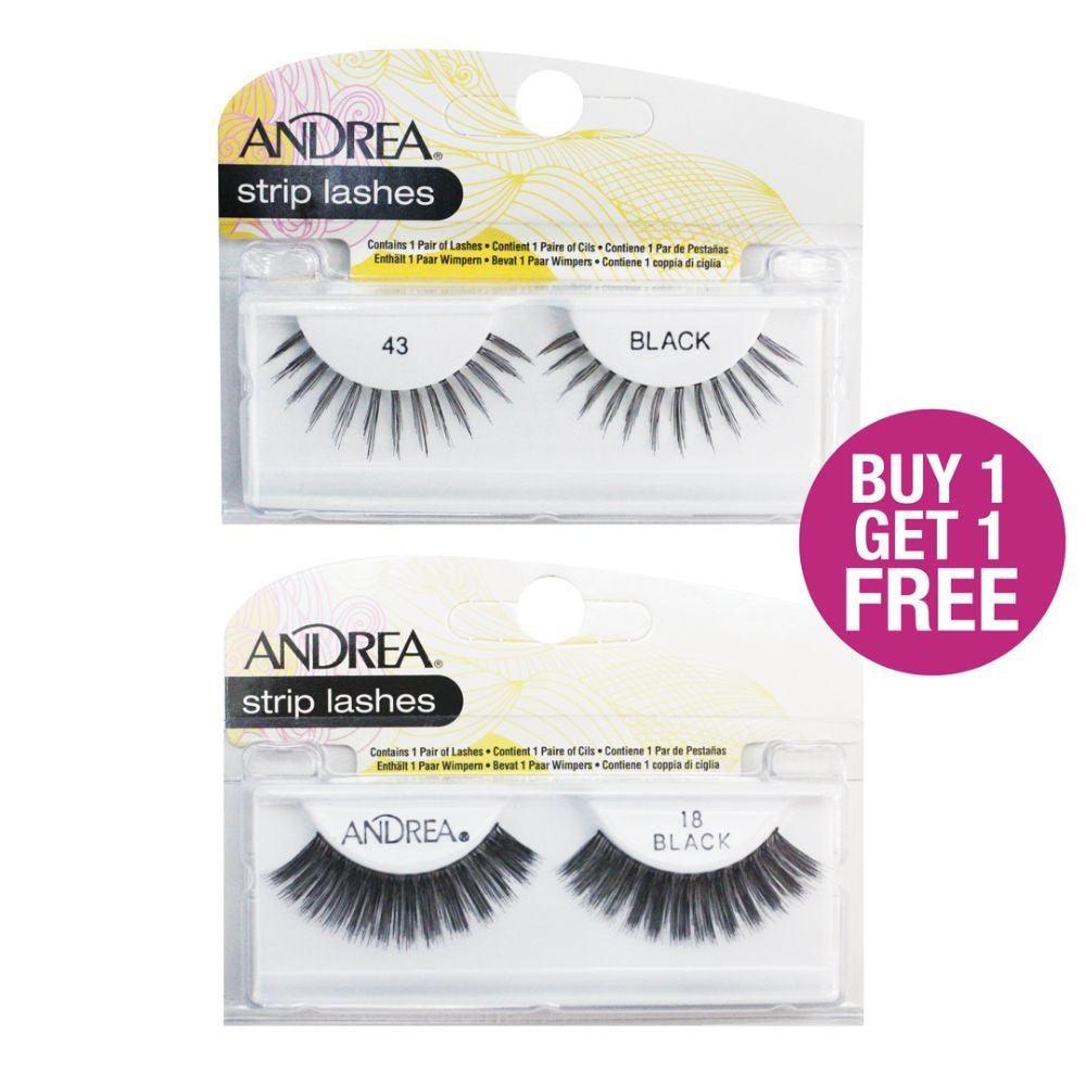 Andrea Lash Strip Mod Black Pack Of 2 - Medaid International