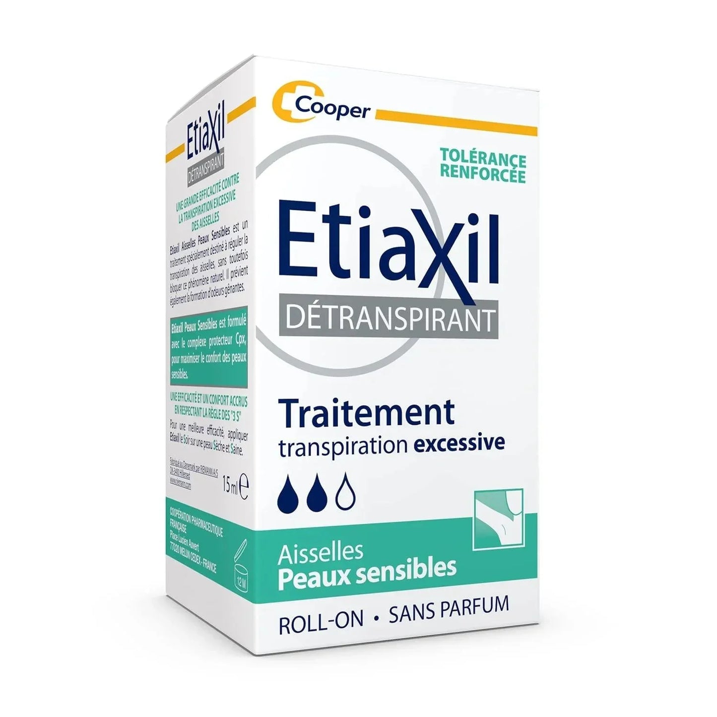 Etiaxil De-Transpirant Roll-On Sensitive Skin - Medaid International