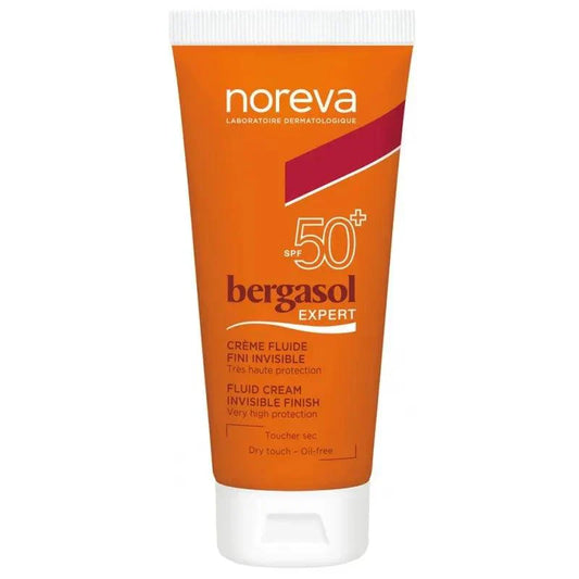 Noreva Bergasol Fluid Cream Invisible Finish Spf 50+ - Medaid