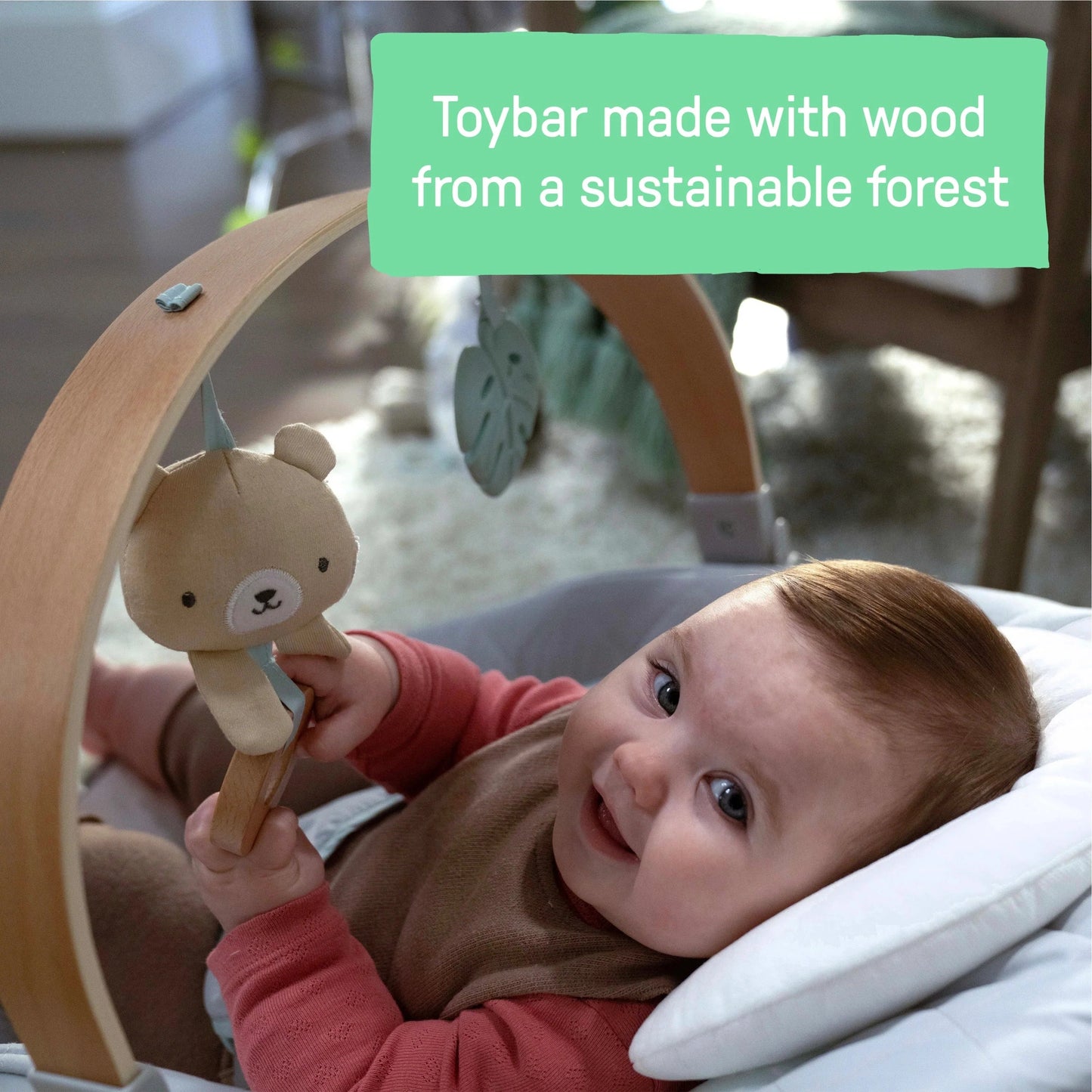 Kids2 - Ingeunity Soothing Bouncer - Cozy Spot