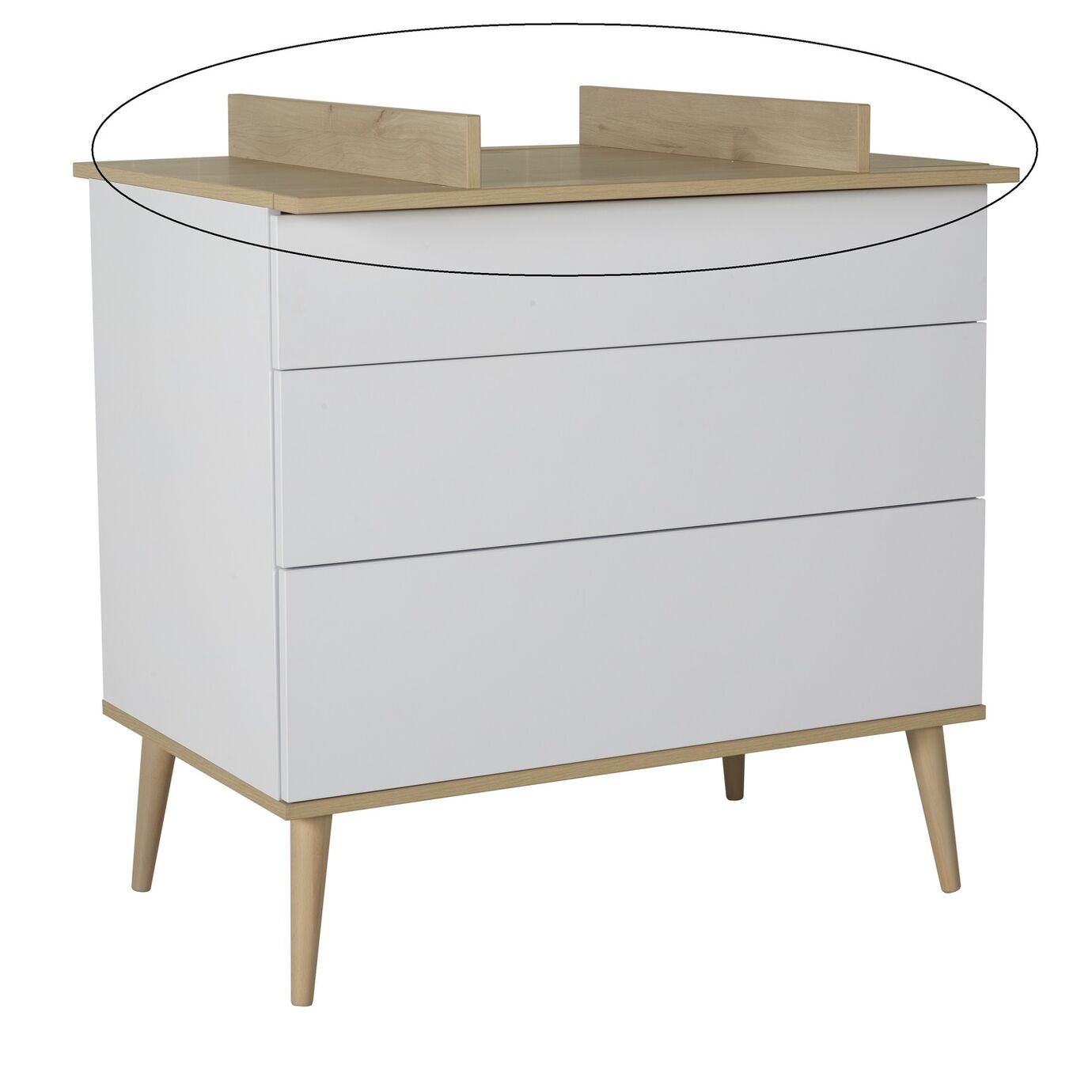 Quax Flow Wardrobe White & Oak Spacious Storage