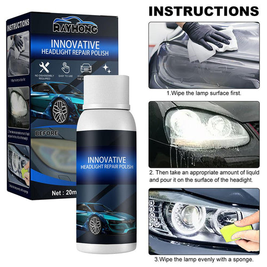 Car Headlight Repair Fluid سائل إصلاح مصابيح السيارة